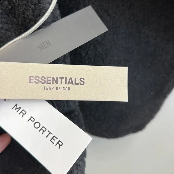 NWT Fear of God Essentials Polar Fleece Half Zip Hoodie
